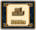 5000 kő