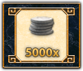 5000 ezüst